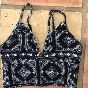 Boho Bralette Crop Top NEVER WORN